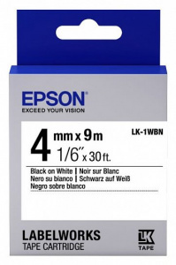 Картридж Epson LK-1WBN (C53S651001)