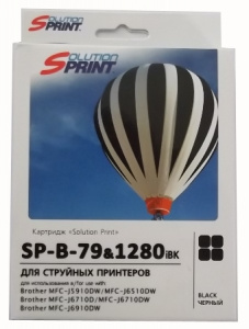 Картридж Sprint SP-B-LC-1280 iBk для Brother совместимый